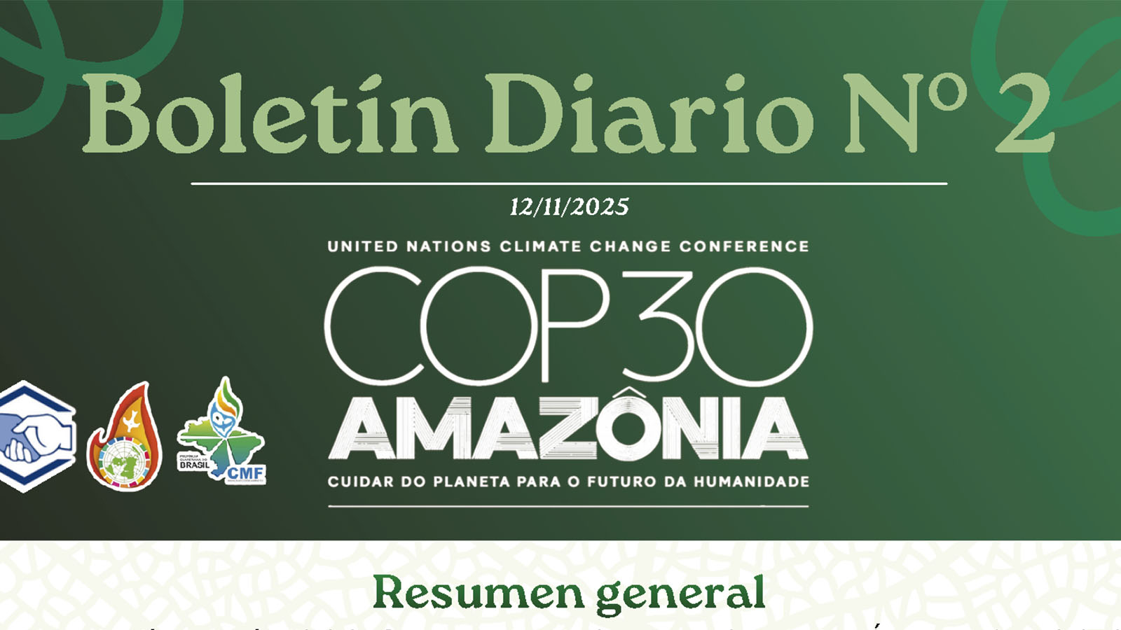 ACTUALIZACIÓN DIARIA N.2 – COP30